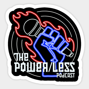 The Power/Less Podcast full logo Sticker